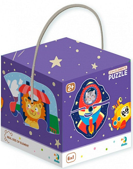 Дитячий пазл Транспорт DoDo 300154, 2-3-4 елемента