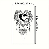 Набір дитячих тимчасових татуювань "Чорні міні №4" black-tattoo-mini-set-4-H