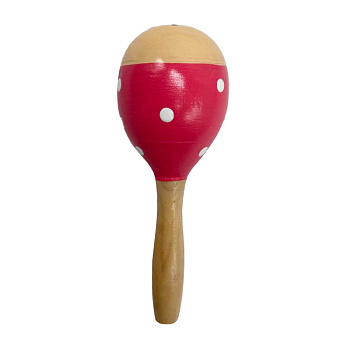 Дитяча дерев'яна іграшка Маракас MD 0361-7 розмір 12,5 см