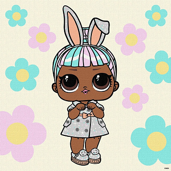 Картина за номерами "L.O.L. Surprise! Spring Bling Carats" KHO1100, 40х40 см   