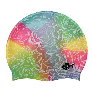 Шапочка для плавання жіноча Rose Flower NE-DL-108P, мультиколор 