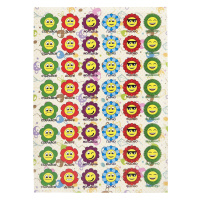 Оцінююча наклейка Квіти KT23082503, 1 лист, 48 наклейок