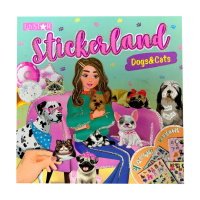 Дитяча книжечка з наклейками "Dogs & Cats" РМ-87-03