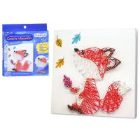 Набір для творчості "Лисичка" M5872UA малюнок ниткою за технікою Strsng-Art