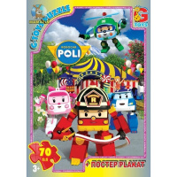 Пазли дитячі "Робокар Полі" RR067434, 70 елементів