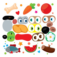 Дитяча збірка книжок "Збери картинку" Книжковий Хмарочос 379532 з наклейками