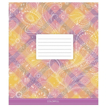 Зошит учнівський "Сolor mania" 018-3386L-2 в лінію, 18 аркушів 