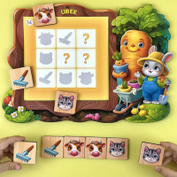 Дитяча настільна гра "Судоку" (ПСД297) PSD297, 70 фішок