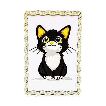 Дитячий набір для розпису по дереву "Котик-мрійник" Puz-22977 формат А5