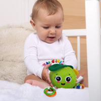 Брязкальце-підвіска з прорізувачем "Яблуко" МС 110604-19                                              