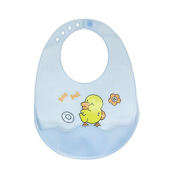 Дитячий силіконовий слюнявчик MGZ-0618-1 на застібці