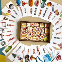 Планшет для дівчаток "Збери слово за картинкою" Ubumblebees (ПСД199-УКР) PSD199-UKR українською мовою