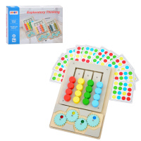 Дитяча розвиваюча іграшка-головоломка MD 0836-1 дерево, 26х18 см