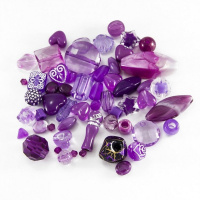 Декоративні намистинки для творчості Бомбей Dom Busin УТ100014231 в упаковці 74 шт