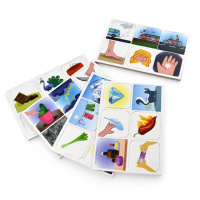 Дитяче лото "Органи чуття" 2279-UM 4 поля, 48 фішок