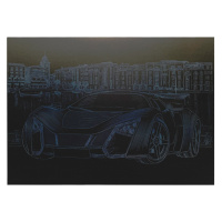 Гравюра А4 "Спорткар" ГрА4-4с економ варіант в пакеті 29,7х21 см