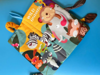 Розвиваюча книжка-шуршалка 668-230(Wild animal) англійські слова