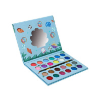 Дитяча палетка тіней для повік LK2973, 24 кольори, з пензликом