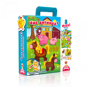 Пазл з липучками для найменших VT2907, 8 деталей