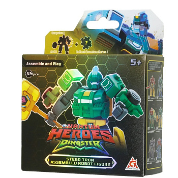 Дитячий робот-конструктор "Стего Трон" Dinoster EU580881A-4, 45 деталей