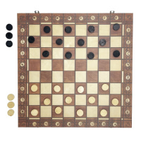 Набір настільних ігор "Шахи, нарди, шашки 3 в 1" Set1 NE-LG-11 ігрове поле 40х40 см