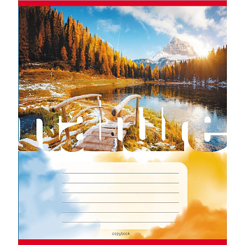 Зошит загальний "Природа" 060-610048K-2 в клітинку, 60 аркушів