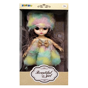 Дитяча іграшкова лялька 1361-7 шарнірна, розмір 15 см