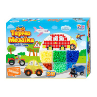 Дитяча термомозаїка "Транспорт" 4FUN Game Club 40057T 4000 намистин, 3 підставки