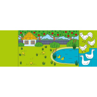 Дитяча книжечка-розмальовка "Хто пасеться на лузі?" 1364006