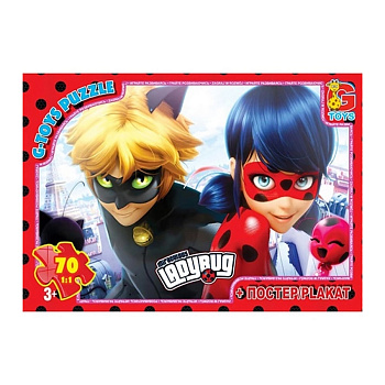 Пазли дитячі "Леді Баг" LB1006, 70 елементів                                              