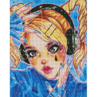 УЦІНКА! Алмазна мозаїка "Ритмічна музика" ©nila_art_art AMO7598-UC 40х50 см