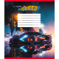 Зошит учнівський "Нічні вогні" 012-520156L-3 в лінію, 12 аркушів 