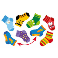 Настільна гра-мемо "Втрачені шкарпетки" 200000018, 64 картки