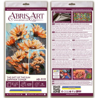 Набір для вишивання бісером "Дарунок сонця" AB-919 на натуральному холсті 