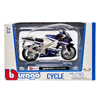 Дитяча модель Мотоцикла "SUZUKI GSX-R750" 18-51030-1 масштаб 1:18