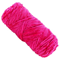 Пряжа плюшева синель PP108, 100 грам, 100% поліестер, червона троянда