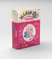 Дитячий набір для в'язання гачком "Зайчик" (ВК-001) BK-001 від 8-ми років