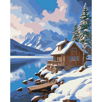 Картина за номерами "Зимовий спокій" 11058-AC 40х50 см