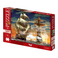 Пазли класичні "Морські баталії" C380-06-08, 380 елементів