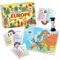 Дитяча настільна гра "Вікторина ЄВРОПА" MKP0904 правила гри рос. і укр. мовою