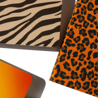 Блокнот "Leopard" CBRT-0356 у крапочку, леопардовий, формат А5, 144 аркуша