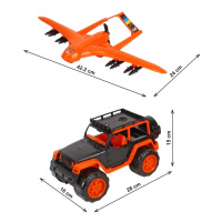 Ігровий набір транспорту "Позашляховик та Безпілотник" 0853TXK