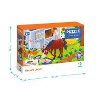 Дитячий пазл "Обід для коника" 300684, 30 елементів