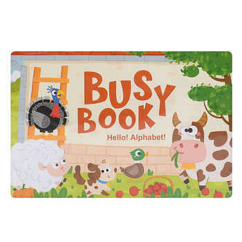 М'яка розвиваюча іграшка-книжечка "Busybook" 557-581-583-3