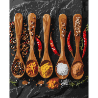 Картина за номерами "Різноманітні спеції" KHO5690 40х50см