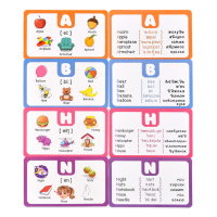 Карткова гра "Англійський алфавіт" 31034, 40 двосторонніх карток