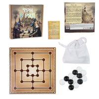 Настільна гра "Три в ряд" 30784 ігрове поле, фішки 18 штук