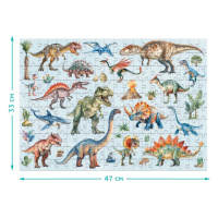 Дитячий пазл Монтессорі "Динозаври" 200631, 200 елементів