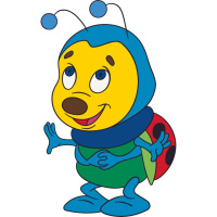 Розпис по полотну "Жук сонечко" Art Craft 15049-AC 25х30 см                                                       