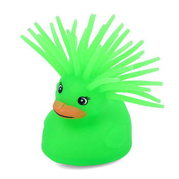 Дитяча іграшка Антистрес Качка MS 3719(Green) світлові ефекти